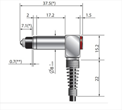 Đầu đo vị trí Marposs 3PR0121200 RedCrown 2